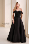Montage by Mon Cheri M4211 Satin Faced Mikado A-Line Gown