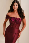 Montage by Mon Cheri M4200 Mikado One Shoulder Fitted Gown