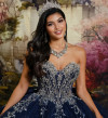 Princesa by Ariana Vara PR30223 Glitter Tulle Strapless Gown
