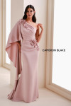 Cameron Blake by Mon Cheri CB826 Asymmetrical 3D Flower Gown