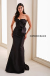 Cameron Blake by Mon Cheri CB831 Mikado Strapless Long Gown