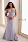 Cameron Blake by Mon Cheri CB834 Crepe Off-Shoulder Gown