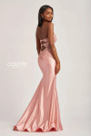 Colette by Daphne CL6004 Stretch Knit Lace Strapless Dress