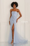 Colette by Daphne CL6125 Tulle Beaded Lace Strapless Dress