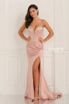 Colette by Daphne CL6169 Stretch Knit Strapless Corset Dress