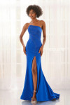 Colette by Daphne CL6201 Stretch Knit Strapless Long Dress
