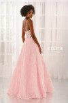 Colette by Daphne CL6223 Lace Tulle Flowers Sleeveless Dress