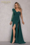 Terani Couture 2214E0164 Satin 2 Way Stretch Evening Dress