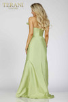 Terani Couture 231P0180 Taffeta Strapless High Slit Dress
