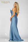 Terani Couture 231P0180 Taffeta Strapless High Slit Dress