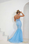 Terani Couture 241P2171 Tulle V-neck Strapless Prom Dress