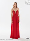 RG2 by Tarik Ediz 52005 Satin Jersey Straps Sleeve Dress