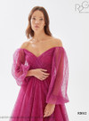 RG2 by Tarik Ediz 52012 Off-Shoulder Puff Sleeve Dress