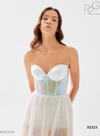 RG2 by Tarik Ediz 52123 Organza Sweetheart Strapless Dress