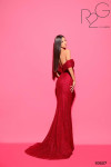 RG2 by Tarik Ediz 53227 Sweetheart Neck Off Shoulder Dress
