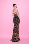 RG2 by Tarik Ediz 54086 Glitter Jersey Sleeveless Long Dress