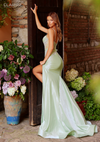 Clarisse 62300 Sweetheart Neck Spaghetti Straps Long Gown