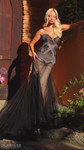 Clarisse 62148 Beaded Sweetheart Neckline Strapless Gown