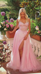Clarisse 62312 Beaded Intricate Glitter Pattern Ball Gown