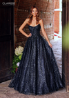 Clarisse 62326 Beaded Lace Scoop Neck Strapless Ball Gown