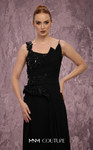 MNM Couture J03563 Rayon Crepe Beaded  Embroidered Gown
