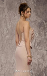 MNM Couture J03571 Rayon Crepe Embroidered Strapless Gown