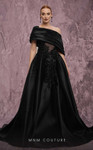 MNM Couture J03128 Taffeta Embroidered One-Shoulder Ballgown