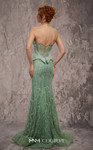 MNM Couture J03585 Beaded Lace Embroidered Strapless Gown