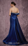 MNM Couture Q2414 Taffeta Embellished Sweetheart Neck Gown