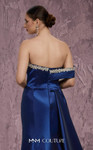 MNM Couture Q2414 Taffeta Embellished Sweetheart Neck Gown