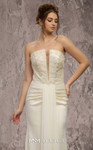 MNM Couture Q7545 Beaded Embroidered Strapless Long Gown