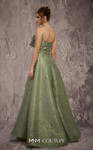 MNM Couture Q3355 Brocade Embroidered Strapless Long Gown