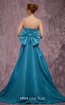 MNM Couture Q5574 Rhinestone Embroidered Strapless Long Gown