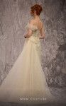 MNM Couture Q1405 Beaded Embroidered Asymmetrical Strap Gown
