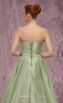 MNM Couture Q2024 Taffeta Embroidery Strapless High-Low Gown