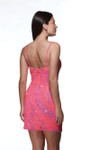 Alyce Paris 4879 Hand Beaded Plunging V-Neck Short Dress