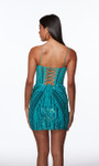 Alyce Paris 40016 Hand Beaded Plunging V-Neck Short Dress
