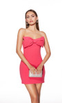 Alyce Paris 40086 Glitter Jersey Strapless Short Dress