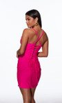 Alyce Paris 40089 Cool Touch Jersey Cowl Neck Short Dress
