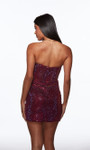 Alyce Paris 40104 Cracked Ice Beaded Strapless Short Dress