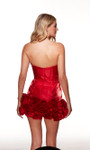 Alyce Paris 40108 Liquid Satin Strapless Sheath Short Dress