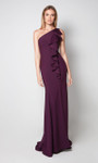 Alyce Paris 27575 Stretch Crepe Cascading Ruffle Long Gown