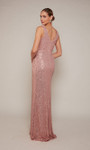 Alyce Paris 27653 Sequins V-Neck Sleeveless High Slit Gown