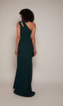 Alyce Paris 27689 Jersey Side Ruffle One Shoulder Long Gown