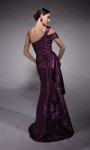Alyce Paris 27701 Jacquard Cold Shoulder Sleeve Sheath Gown