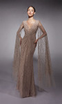 Alyce Paris 27725 Sequins Plunging V-Neck Sleeveless Gown