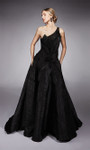 Alyce Paris 27730 Jacquard One-Shoulder Dramatic Floral Gown