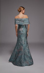Alyce Paris 27794 Metallic Jacquard Off Shoulder Long Gown