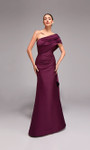 Alyce Paris 27838 Stretch Mikado One Shoulder Pleated Gown