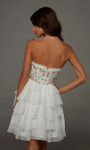 Alyce Paris 30109 Chiffon Ruffle Sweetheart Neck Short Dress